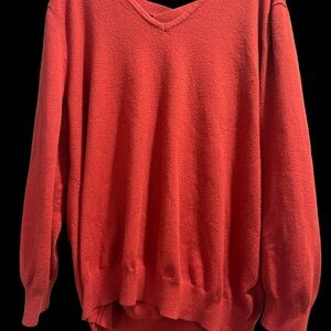 Elegant Red Long Sleeve Top